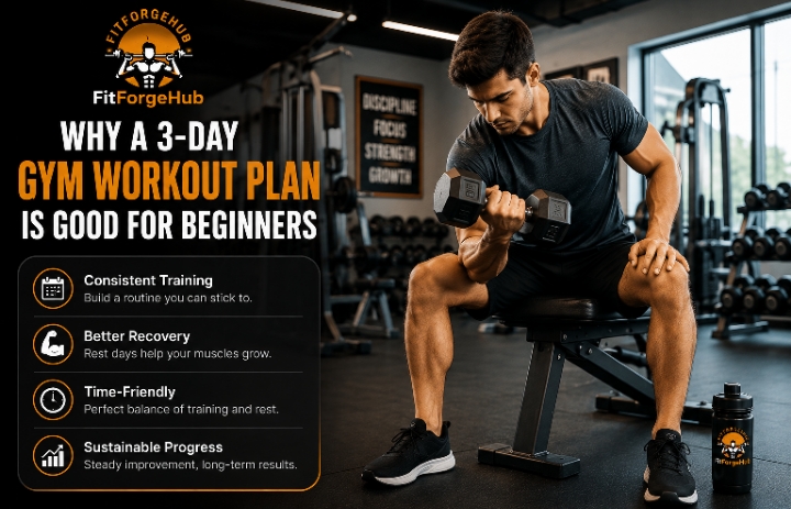 beginner gym workout plan 3 days a week. 1