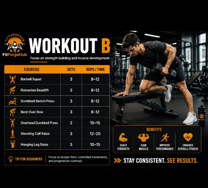 beginner gym workout plan 3 days a week. 3
