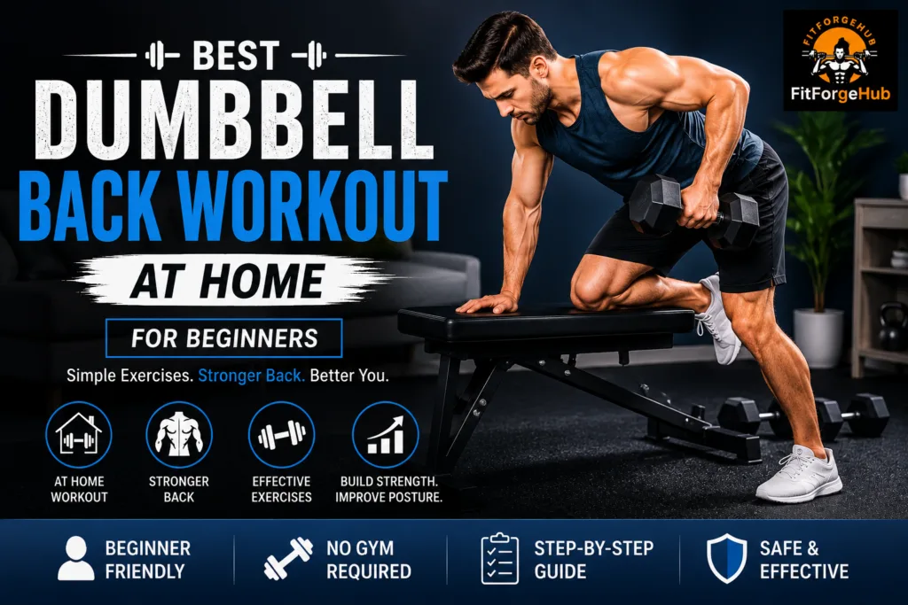 Best Dumbbell Back Workout at Home: Beginner-Friendly Guide