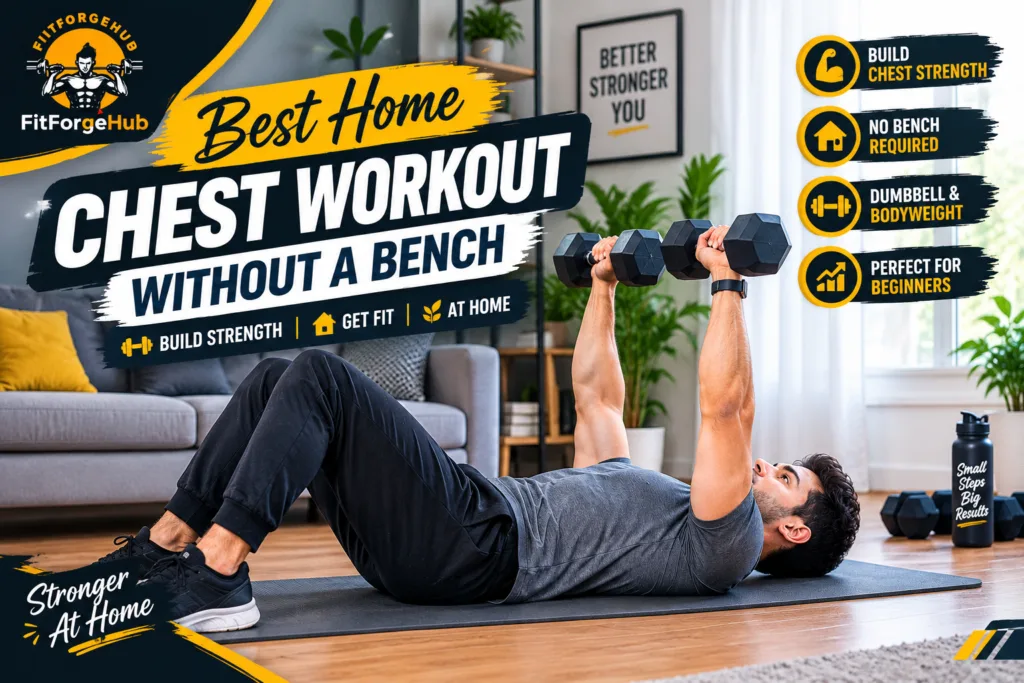 Best Home Chest Workout Without a Bench: Beginner Guide