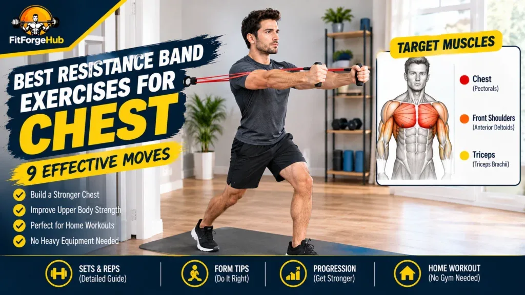 Best Resistance Band Exercises for Chest: 9 Effective Moves
