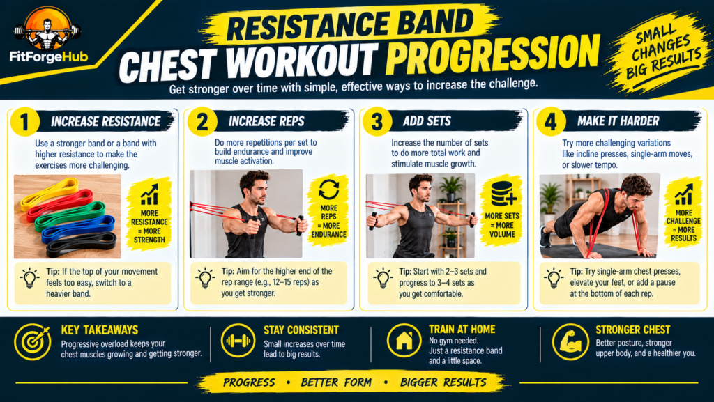 Resistance Band Chest Workout Progression resistance band chest workout progression