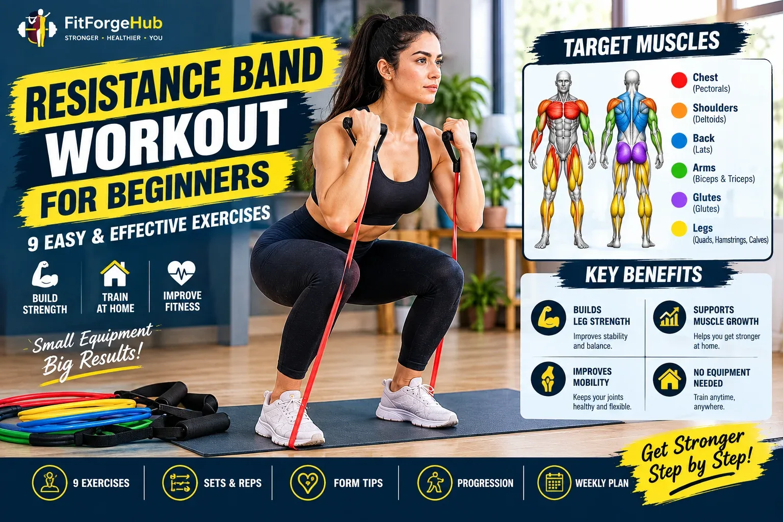 resistance band workout for beginners