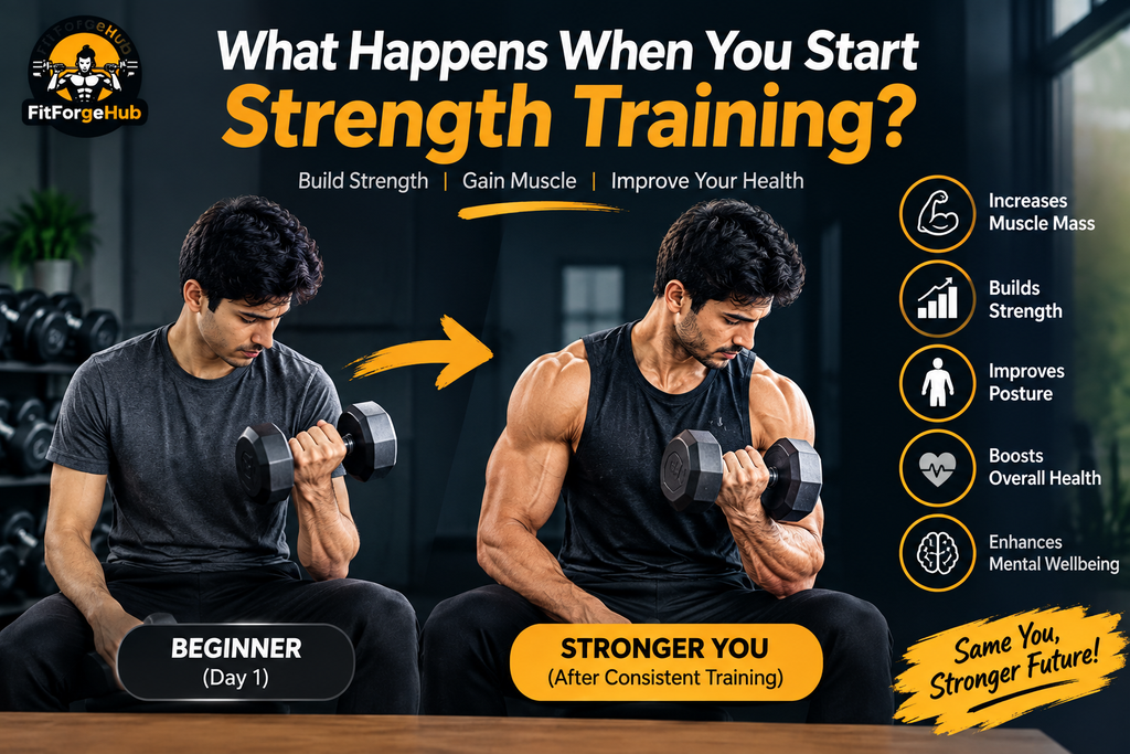 What Happens When You Start Strength Training beginner strength training muscle growth progression